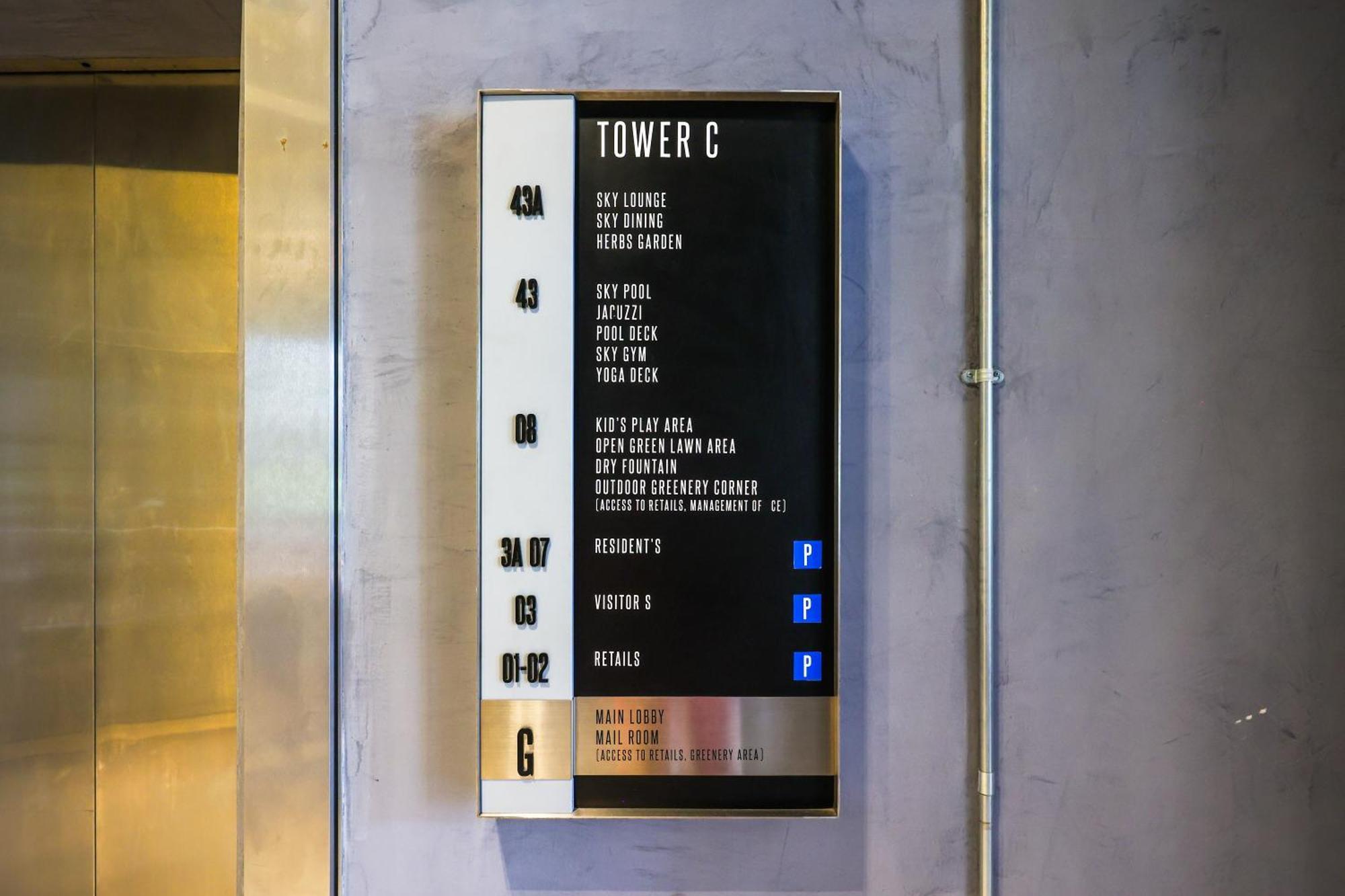 Millerz Square By Mykey Apartment Kuala Lumpur Ngoại thất bức ảnh Elevator directory